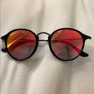 Ray Ban Red Mirror Lense SunGlasses